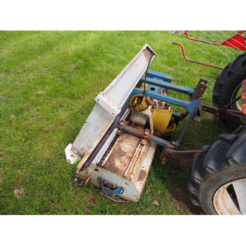 2016 - Kubota L1802DT compact tractor with 3½ft topper. Key in office