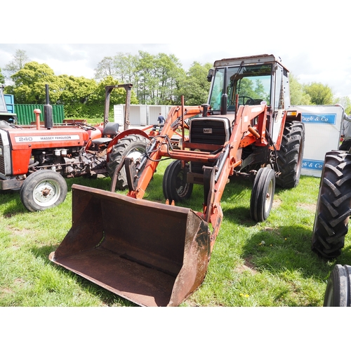 Massey Ferguson 690 tractor with front loader. Runs and drives. Showing ...
