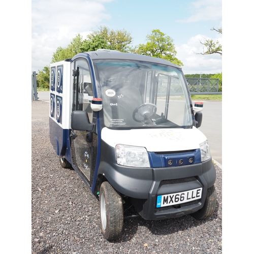 3024 - Oxbotica autonomous electric delivery van, Reg. MX66 LLE. Key in office. V5 available