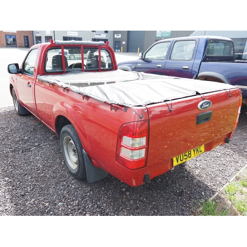 3028 - Ford Ranger single cab pick up TDCI. Showing 64,041 miles. MOT until 04/11/26. Reg. VU58 YKC. V5 and... 