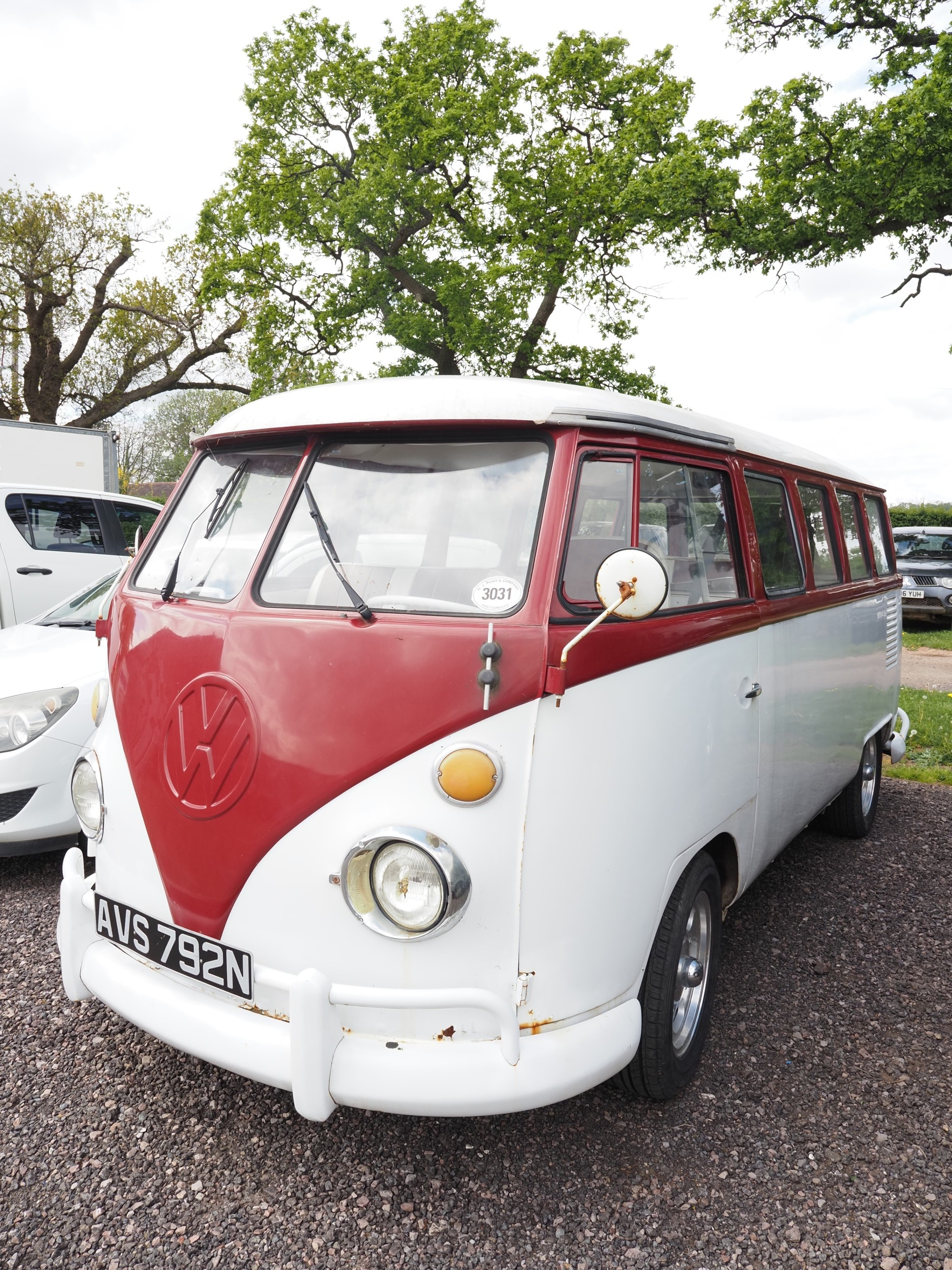 Volkswagen split screen campervan. LHD. Showing 97,562 miles. Reg. AVS ...