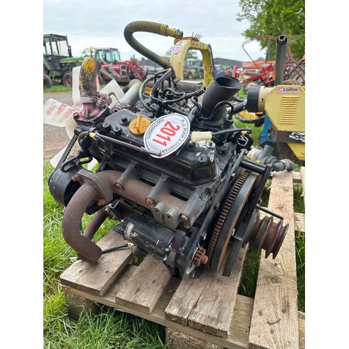 2011 - Kubota 3 cylinder diesel engine
