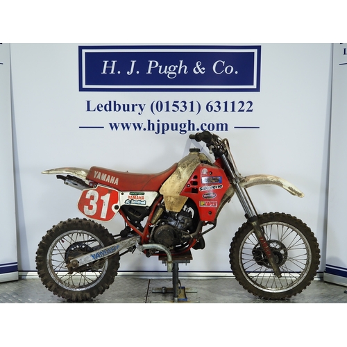 Yamaha YZ80 motocross project. 1986/87. 80cc Frame No. 1LR-003832