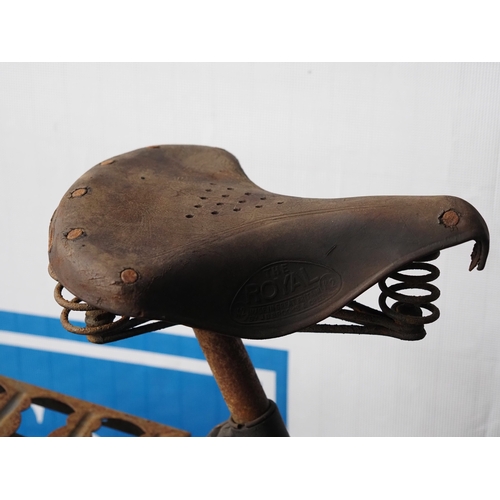 1003 - Vintage ladies bicycle with 'The Royal' seat