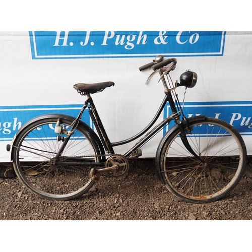 1006 - The Raleigh mini bicycle with King of the Road headlamp and Brooks seat