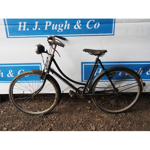 1006 - The Raleigh mini bicycle with King of the Road headlamp and Brooks seat