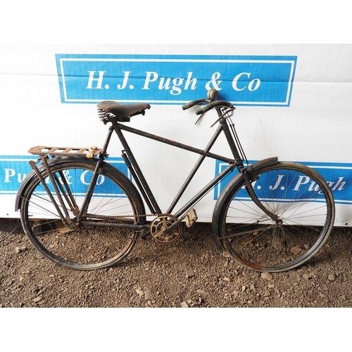 1027 - Raleigh 'X' frame gents bicycle circa. 1930's