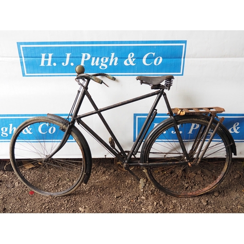 1027 - Raleigh 'X' frame gents bicycle circa. 1930's