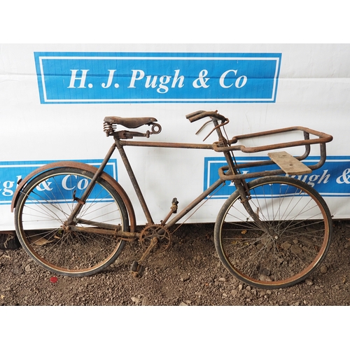 1028 - Triumph butchers bicycle with Brooks seat