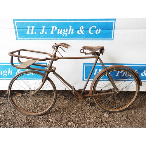 1028 - Triumph butchers bicycle with Brooks seat