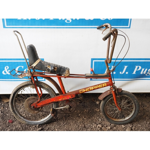 1020 - Raleigh 3 speed Chopper bicycle with Sturmey Archer gear change