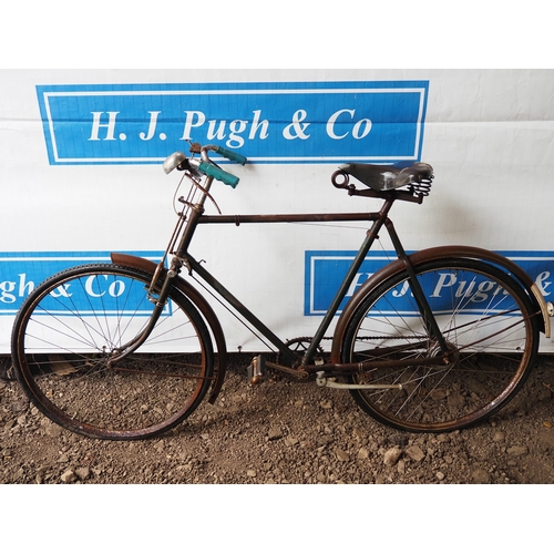 1041 - Raleigh gents bicycle with Dunlop seat