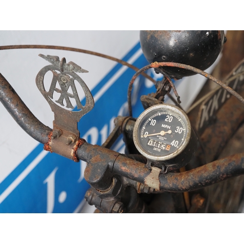 1050 - Francis Barnett autocycle. 1948. Villiers engine. Reg. KKT 707. Live on DVLA