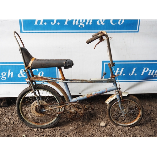 1022 - Raleigh Commando Chopper 3 speed bicycle