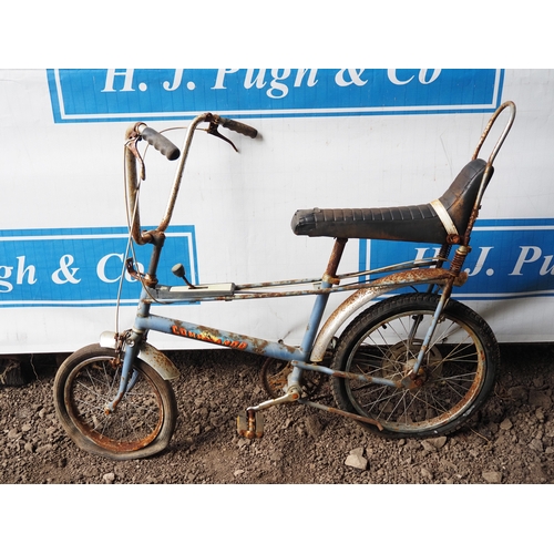 1022 - Raleigh Commando Chopper 3 speed bicycle