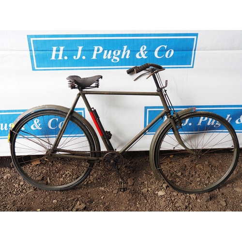 1037 - Raleigh ex RAF gents bicycle. Frame no. 153430