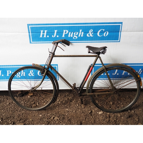 1037 - Raleigh ex RAF gents bicycle. Frame no. 153430
