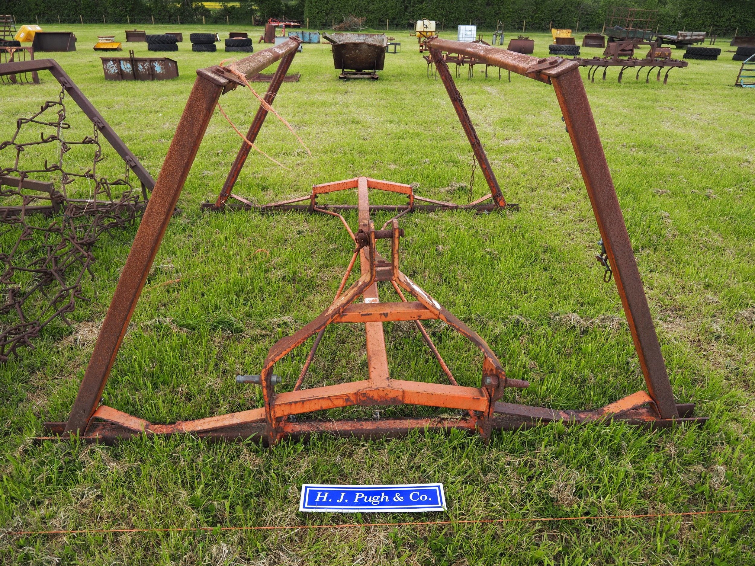 Chain harrow frame 18ft