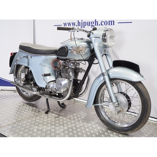 801 - Triumph 21 3TA motorcycle. 1960. 350cc
Frame No. 3TA416612
Engine No. 3TAH29185
Engine turns over wi... 