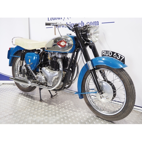 802 - BSA A10 motorcycle. 1960. 650cc
Frame No. GA7-10721
Engine No. DA10-12875
Engine turns over with com... 