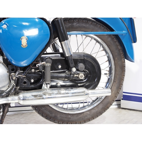 802 - BSA A10 motorcycle. 1960. 650cc
Frame No. GA7-10721
Engine No. DA10-12875
Engine turns over with com... 