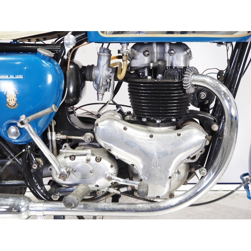 802 - BSA A10 motorcycle. 1960. 650cc
Frame No. GA7-10721
Engine No. DA10-12875
Engine turns over with com... 