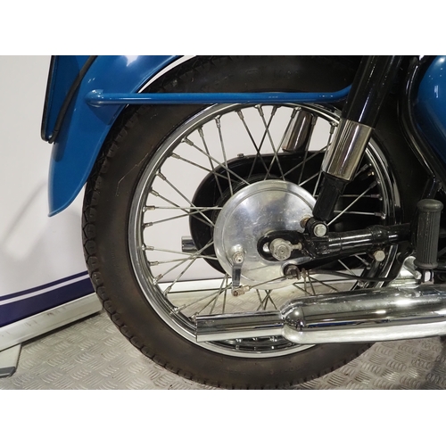 802 - BSA A10 motorcycle. 1960. 650cc
Frame No. GA7-10721
Engine No. DA10-12875
Engine turns over with com... 