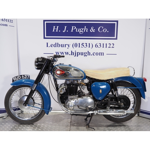 802 - BSA A10 motorcycle. 1960. 650cc
Frame No. GA7-10721
Engine No. DA10-12875
Engine turns over with com... 