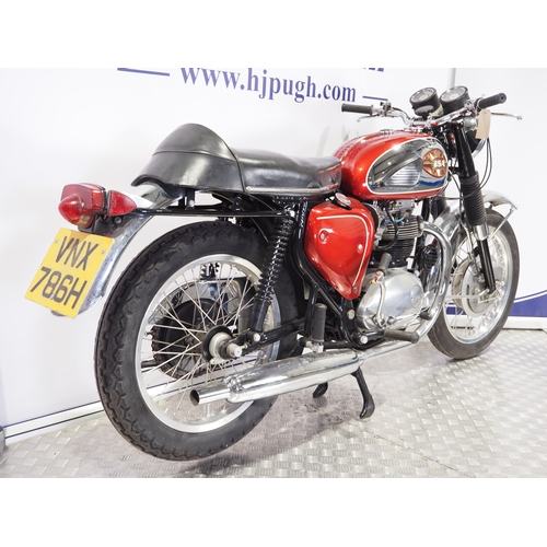 803 - BSA A65 Lightning motorcycle. 1969. 650cc
Frame No. GC.22835-A65L
Engine No. GC.22835-A65L
Engine tu... 