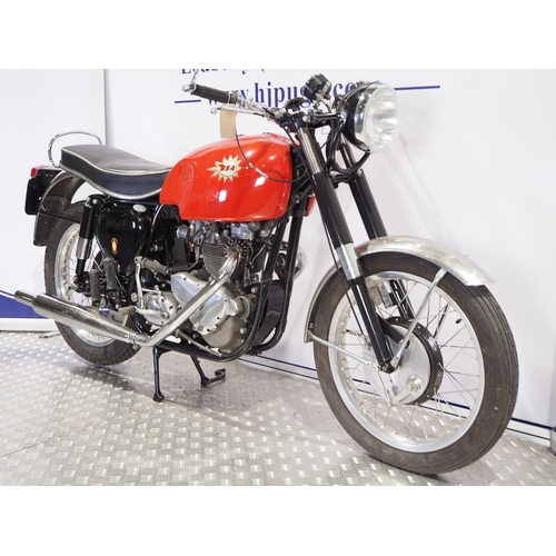 804 - Tribsa 500 motorcycle. 1959. 500cc
Engine No. T10011848N
Engine turns over with compression. Part of... 