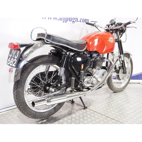 804 - Tribsa 500 motorcycle. 1959. 500cc
Engine No. T10011848N
Engine turns over with compression. Part of... 