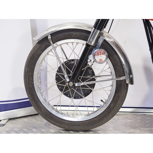 804 - Tribsa 500 motorcycle. 1959. 500cc
Engine No. T10011848N
Engine turns over with compression. Part of... 
