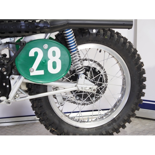 806 - Husqvarna 250 WR motocross bike. 1974. 250cc
Frame No. MK12412
Engine No. 2037 0724
Engine turns ove... 