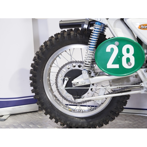 806 - Husqvarna 250 WR motocross bike. 1974. 250cc
Frame No. MK12412
Engine No. 2037 0724
Engine turns ove... 