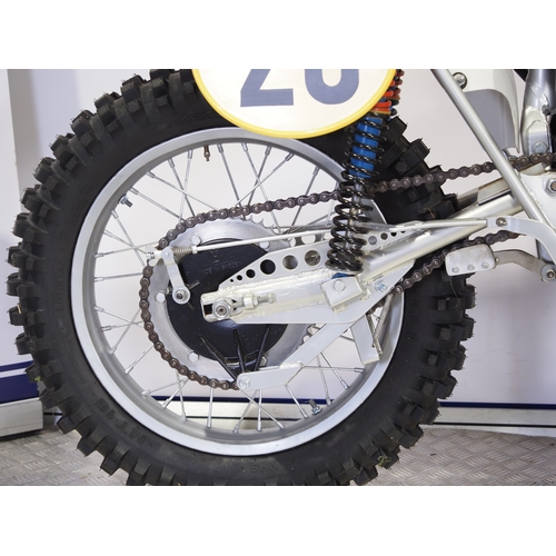 807 - Husqvarna 450 CR motocross bike. 1972. 450cc
Frame No. MJ00425
Engine No. 2021 0237
Engine turns ove... 