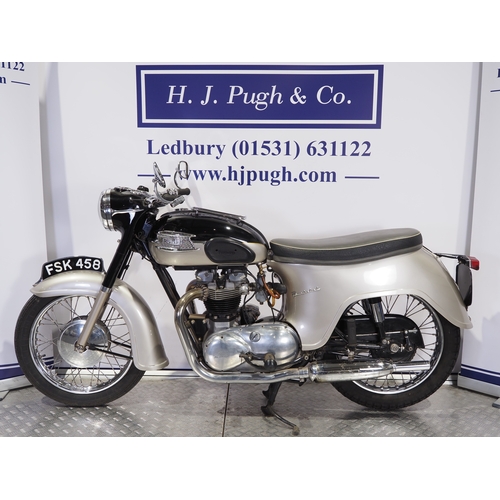 808 - Triumph 6T Thunderbird motorcycle. 1961. 650cc
Frame No. 6T 16659
Engine No. 6T 16659
Engine runs. T... 