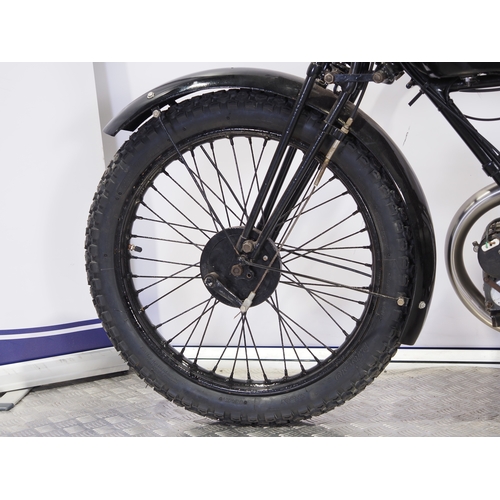 811 - AJS 250 motorcycle. 1930. 250cc
Frame No. 135837
Engine No. 135837
Engine turns over with compressio... 