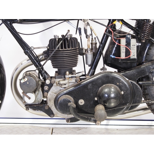 811 - AJS 250 motorcycle. 1930. 250cc
Frame No. 135837
Engine No. 135837
Engine turns over with compressio... 