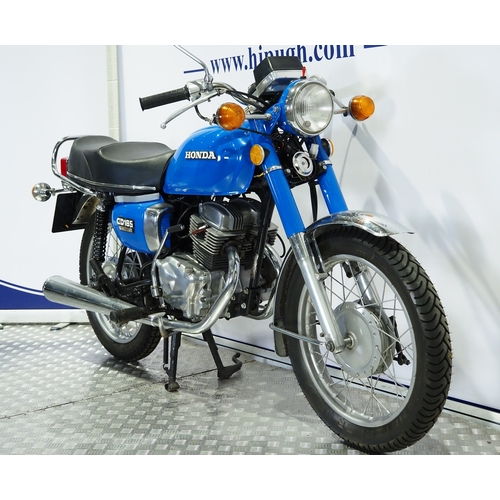 820 - Honda CB185 motorcycle. 1979. 180cc
Frame No. CD185T-2073131
Engine No. CD185TE-2083573 (V5 states C... 