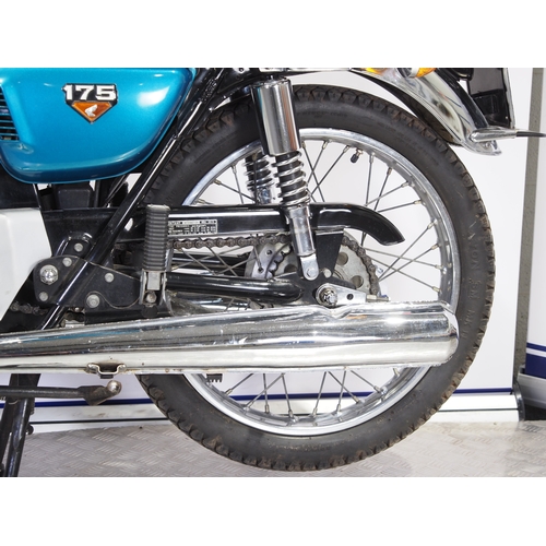 813 - Honda CB175 motorcycle. 1973. 174cc
Frame No. CB175-7037538
Engine No. CB175E-703810
Engine turns ov... 