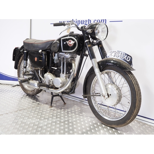 815 - Matchless G3 motorcycle. 1958. 350cc
Frame No. A60301
Engine No. 58/G3LS 35668
Property of a decease... 