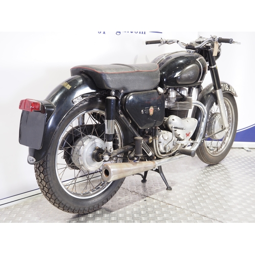 816 - Matchless G9 motorcycle. 1959. 500cc
Frame No. A66748 (V5 states 59/G9 51913)
Engine No. 59/G9 51913... 