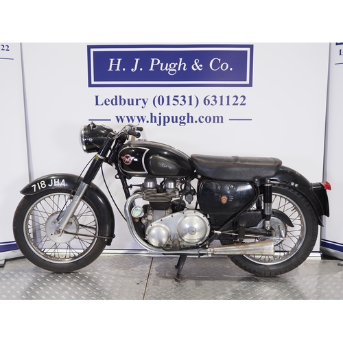 816 - Matchless G9 motorcycle. 1959. 500cc
Frame No. A66748 (V5 states 59/G9 51913)
Engine No. 59/G9 51913... 