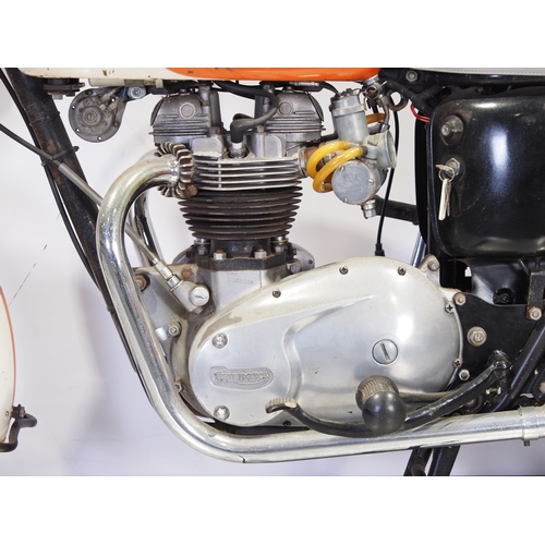 817 - Triumph T120 motorcycle. 1966. 650cc
Frame No. T120DU 28205
Engine No. T120DU 28205
Property of a de... 