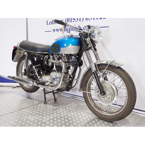 818 - Triumph T120R motorcycle restoration project. 1969. 650cc
Frame No. 31109 T120R
Engine No. GC22229 T... 