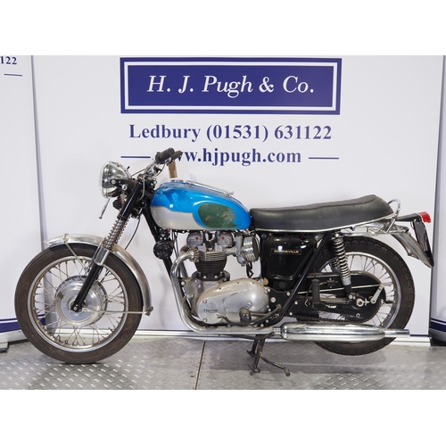 818 - Triumph T120R motorcycle restoration project. 1969. 650cc
Frame No. 31109 T120R
Engine No. GC22229 T... 