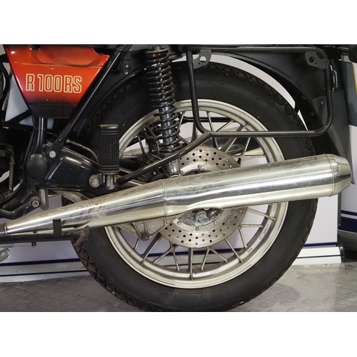 819 - BMW R100RS motorcycle.  1978. 980cc
Frame No. 6075844
Engine No. 807471808
Property of a deceased es... 