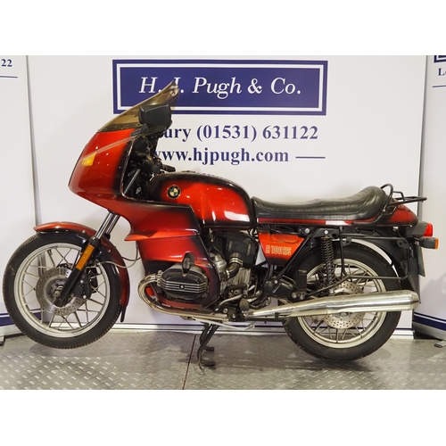 819 - BMW R100RS motorcycle.  1978. 980cc
Frame No. 6075844
Engine No. 807471808
Property of a deceased es... 
