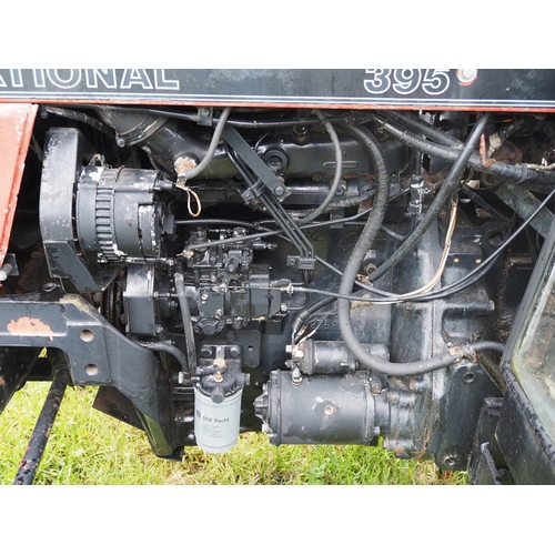 Case International 395 tractor. 1990. Runs, showing 5891 hours. On ...