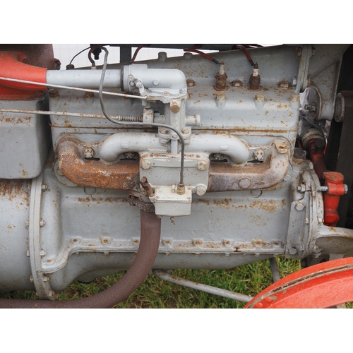 Fordson Model F narrow tractor. Runs and drives. Block is in good condition